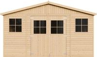 Timbela M330+M330G - Houten tuinhuis - 15,84 m² - 420x418xH252 cm - met vloer