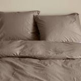 NOUS Living katoenen 2-persoons dekbedovertrek 200x200 cm - taupe