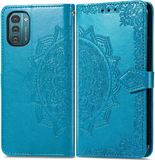 iMoshion Hoesje Nokia G21 / G11 - Mandala Bookcase - Turquoise