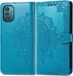iMoshion Hoesje Nokia G21 / G11 - Mandala Bookcase - Turquoise