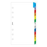 Persoonlijke Filofax 131608 navulverpakking voor alfa-index, verschillende kleuren
