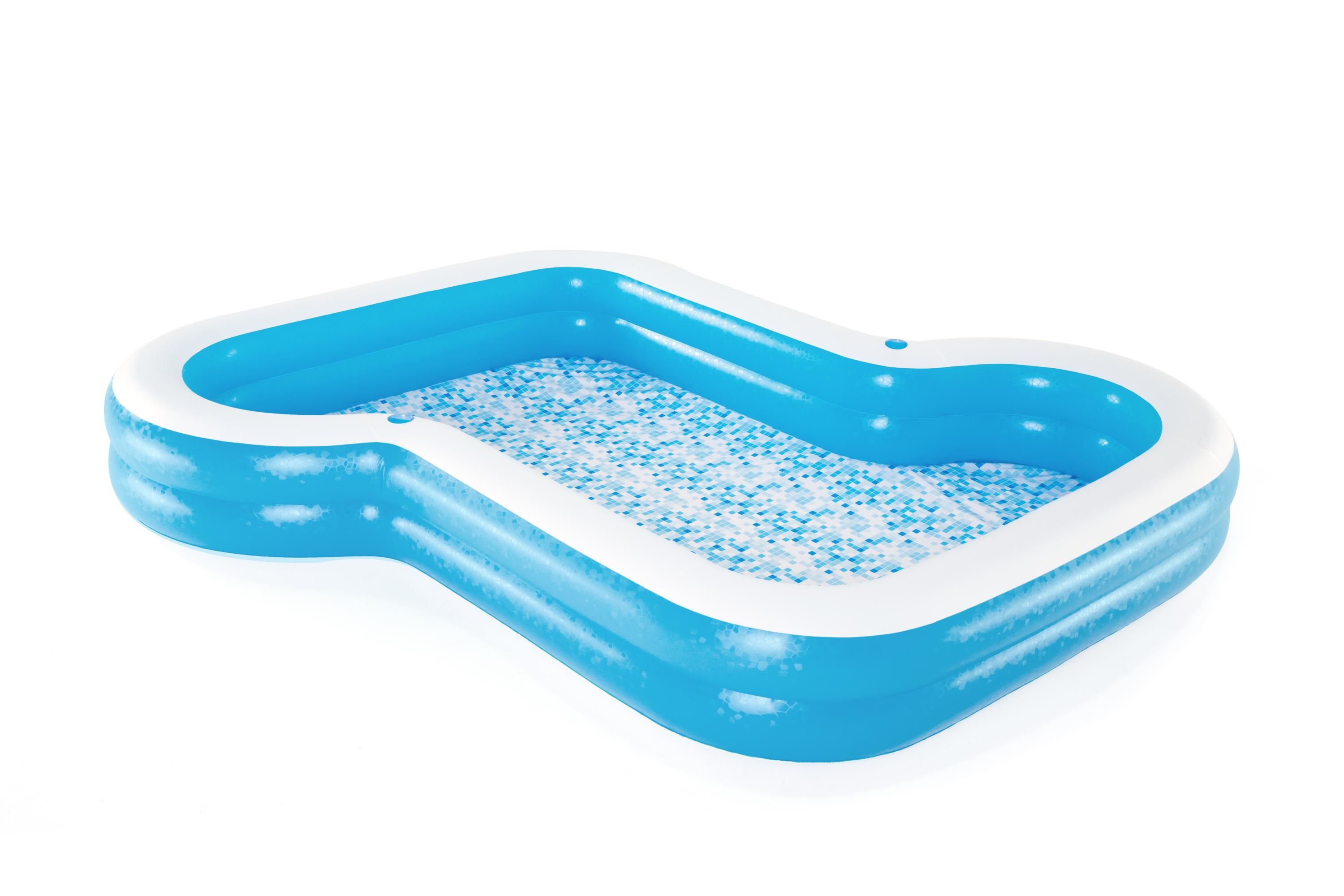 Bestway Sunsational Family Pool - 10' x 9' x 18" Inflatable Pool - Blue/White