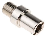 RS PRO 1/8 BSP bajonetadapter voor verstelbare bajonetaansluiting, type J en K