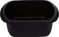 Whitefurze Afwasteil/afwasbak - 9 liter - zwart - 38 x 32 x 13 cm