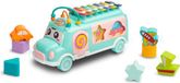 TOYZ - Harrie de Cimbaalbus - Jouet éducatif avec musique et trieur de formes - Xylophone - Bleu