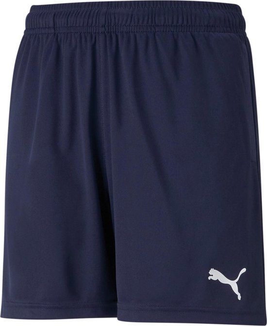 Puma teamRISE Short Junior Navy Unisex Polyester Elastische tailleband 116