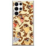 ERT GROUP mobiel telefoonhoesje voor Samsung S22 ULTRA origineel en officieel erkend Looney Tunes patroon Tasmanian 005