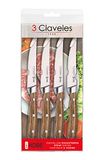 3 Claveles - Set van 4 steakmessen Kobe 11,5 cm - 4,5 inch