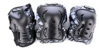 Tempish Skate Beschermset Volwassenen - Knie Elleboog Pols - Zwart - Maat L