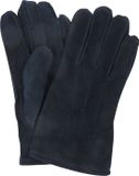 Suitable Suede Handschoen Donkerblauw (navy) - Maat M - Heren