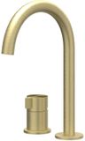 IVY Tribe Wastafelkraan - 2-Gats Bladmontage - Geborsteld RVS 316 Mat Goud PVD