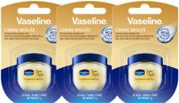 Vaseline Lip Therapy 7G Crème Brûlée | Voedende Lippenbalsem voor optimale hydratatie | 3x7g