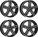 Dezent 4 KG zwarte velgen, 8.0Jx20, 5x108, geschikt voor Land Rover Freelander