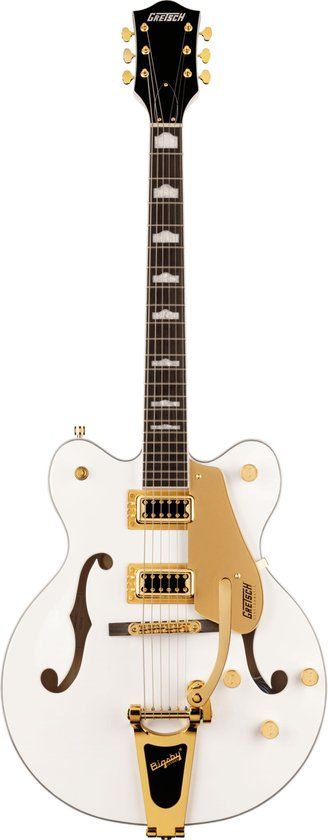 Gretsch G5422TG Electromatic Classic Hollow Body DC Snowcrest White Semi-Acoustic Guitar