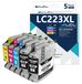 Brother Cartouches d'encre LC-221 XL (pack de 5, 2KCMY)