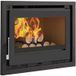 Fm Biomasa Fm Insert de cheminée IT-170 K 12,6kW Turbo et verre sérigraphié