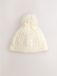 Next - Baby Beanie Muts - Crème