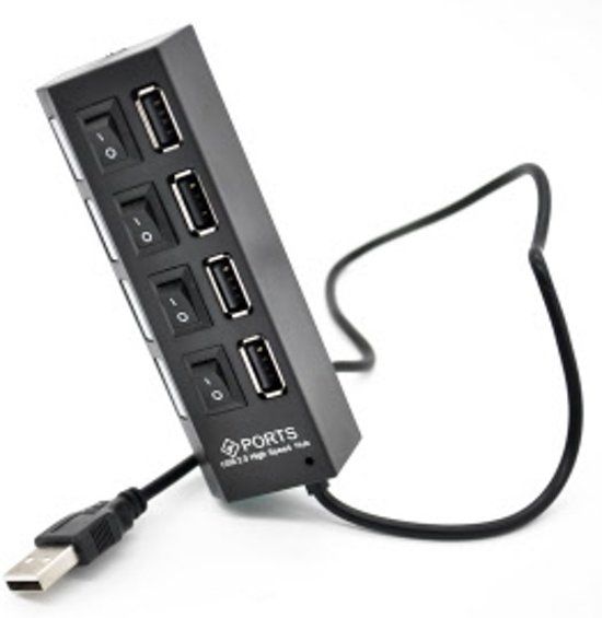 Fubec High Speed USB 2.0 4 Ports USB HUB Sharing Switch - Desktop/Laptop