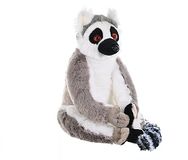Wild Republic Cuddlekins Ringstaart Lemur, knuffeldier, babycadeau voor meisjes en jongens, pluche knuffeldier voor baby's, speelgoed van gerecycled materiaal, 30 cm