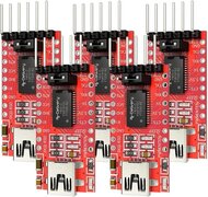 AZ Delivery 5 x FTDI Adapter FT232RL USB naar TTL Serial voor 3.3V en 5V compatibel met Arduino Inclusief E-Book!