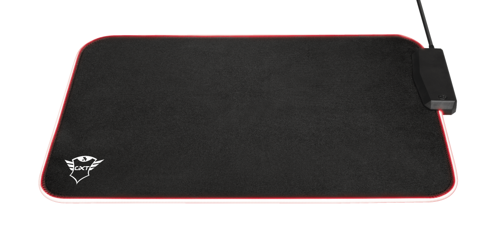 Trust GXT765 Glide-Flex - Muismat - RGB - Zwart/Rood