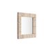Mobili Fiver, Vierkante spiegel, lijst Eiken, Giuditta 65x65, Made In Italy