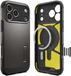 Spigen Tough Armor T MagFit - Hoesje Geschikt voor Apple iPhone 17 Pro - Compatibel met MagSafe / Qi2 - Back Cover met Standaard - Gunmetal