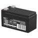EMOS - Onderhoudsvrije loodaccu - 12V 1,3Ah - AGM-accu - Faston 4,7mm aansluiting - Voor alarmsystemen, brandmeldtechniek, UPS-apparaten - 97x45x53 mm