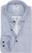OLYMP 24/7 Level 5 Body Fit Chemise - Dobby - Bleu clair avec motif bleu foncé - Facile à repasser - Tour de cou 39