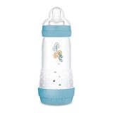 MAM Easy Start Anti-Colic Babyfles (320 ml), bijzonder goed geaccepteerde melkfles, babydrinkfles met bodemventiel tegen koliek en speen maat 2, 4+ maanden, olifant