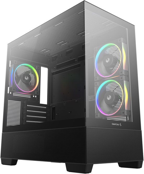 DeepCool CG380 3F Midi Tower Zwart