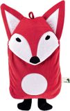 Merkloos / Sans marque Hugo Frosch Gmbh Kruik - vos hoes - rood - 0,8 liter - warmwaterkruik - vossen knuffel - voor kinderen - warm worden/blijven