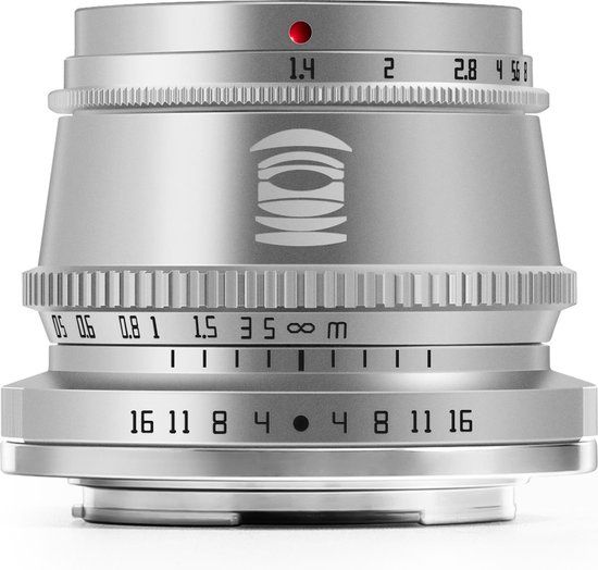 TT Artisan 35mm F1.4 APS-C Lens for Fujifilm X - Silver