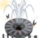 Pompes solaires d'extérieur avec 6 effets différents, pompe flottante, ornement de jardin