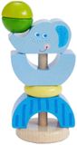 Haba houten opsteekspel olifant motoriek speelgoed baby 18m+