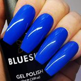 Bluesky Gel Nagellak, City Vibes Collection - Madrilenian, AW2007. 10ml. blauw