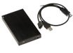 KALEA-INFORMATIQUE Zwarte behuizing van geborsteld aluminium voor 2,5" SATA harde schijf 5G USB3-koppeling