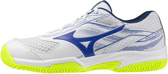 Mizuno Heren Tennisschoenen Break Shot 5 CC 61GC252520 Wit Blauw
