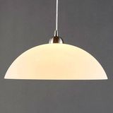 Lindby hanglamp Valeria, wit, glas, Ø 40 cm, E27
