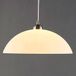 Lindby hanglamp Valeria, wit, glas, Ø 40 cm, E27