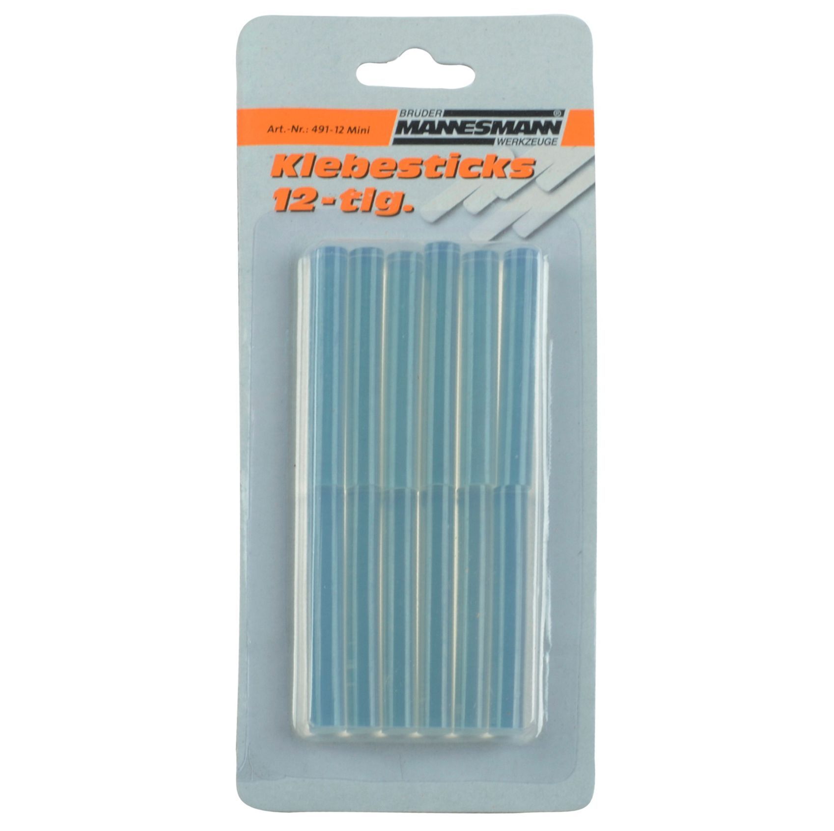 Brüder Mannesmann Mini lijmpatronen 12 st 7,5 mm (Hobby) - 491-12-MINI