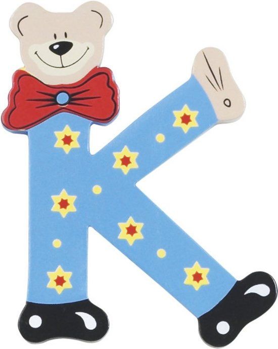 Playshoes houten letter K