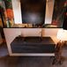 Mondiaz ERIN 120cm badmeubelset onderkast Antracite 1 lade met RIDGE wastafel Urban 1 kraangat ERIN11266