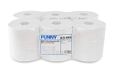Funny Papieren handdoekrol, binnenkant, 20 cm, 2-laags, hoogwit, per stuk verpakt (1 x 6 stuks)
