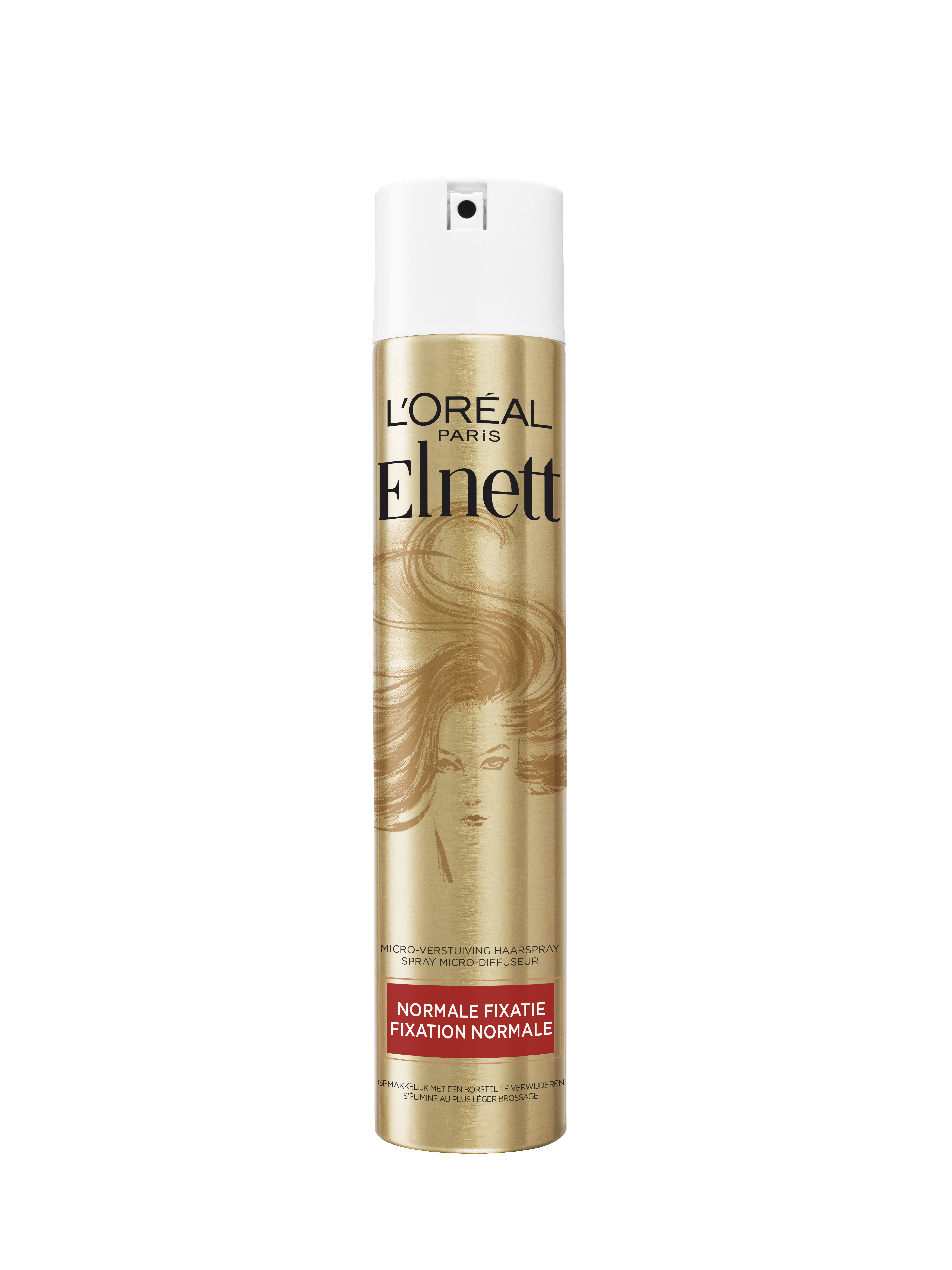 L'Oréal Elnett Satin Haarspray Normale Fixatie - 400ml