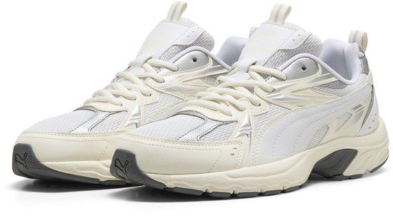 PUMA Milenio tech Lage sneakers Unisex 39 PUMA White-Warm White-PUMA Silver