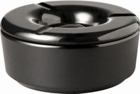 APS Windasbak - Sigarettenasbak - Melamine - Zwart - Ø 11,5 cm