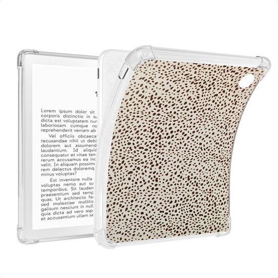 imoshion Ploonk B.V. Ereader Hoes - Geschikt voor Kobo Libra Colour - Desert Dots