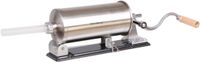 Klausberg KB-7928 Remplisseuse de saucisses horizontale | Capacité 3 kg | Inox | Avec pinces et piston | Machine à saucisses