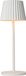 Lucide JUSTINE - Oplaadbare Tafellamp Binnen/Buiten - Accu/Batterij - LED Dimbaar - 1x2W 2700K - IP54 - Met draadloos oplaadstation - Wit